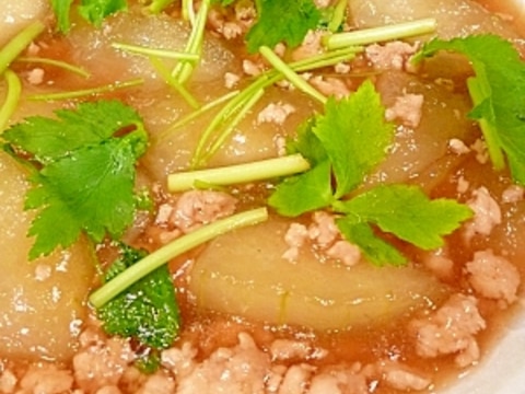 とろっとろ☆冬瓜のそぼろあん煮